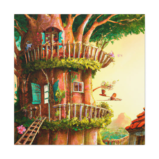 Faeloria's Treehouse | Fairy Art